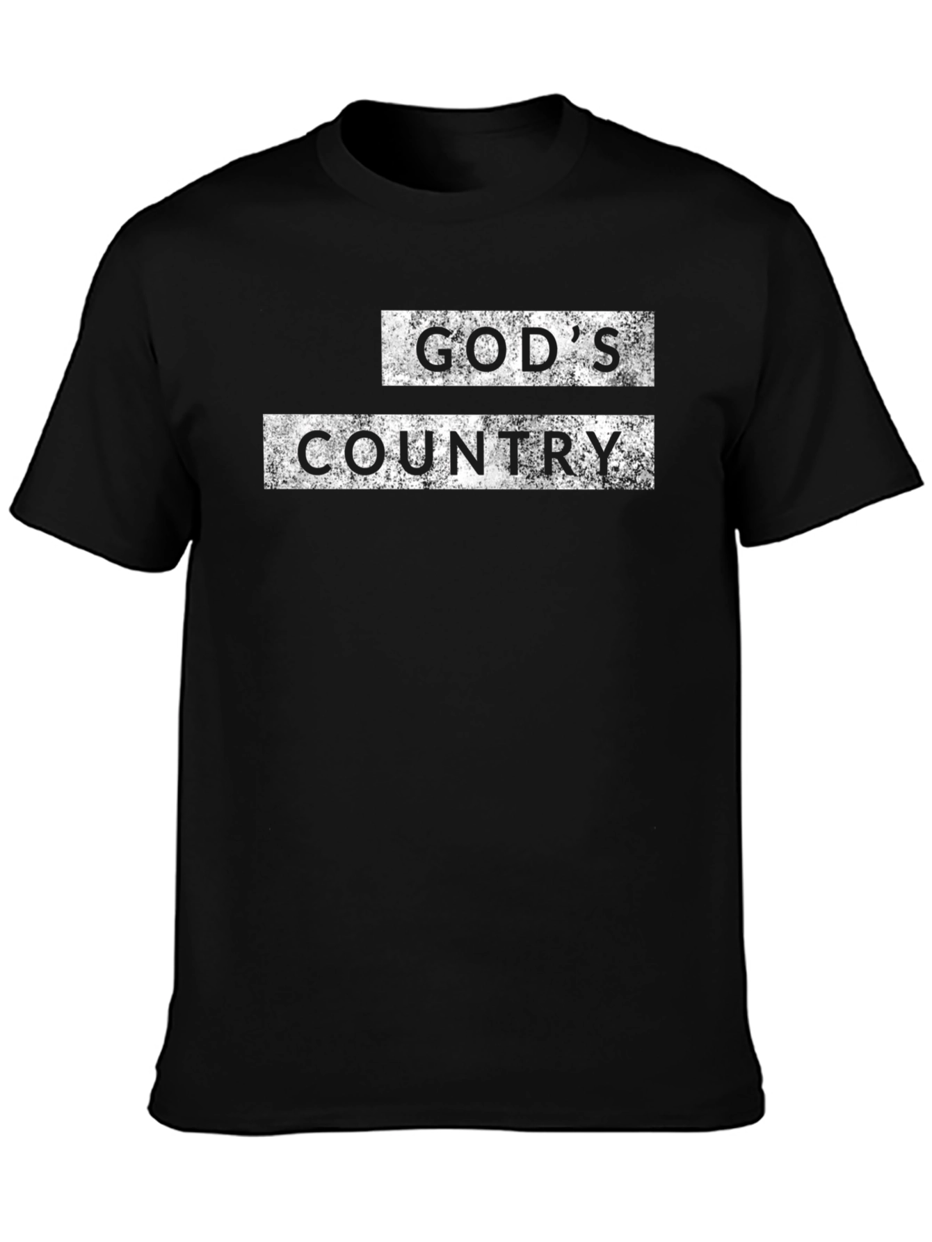 Gods Country Graphic T-Shirt Black