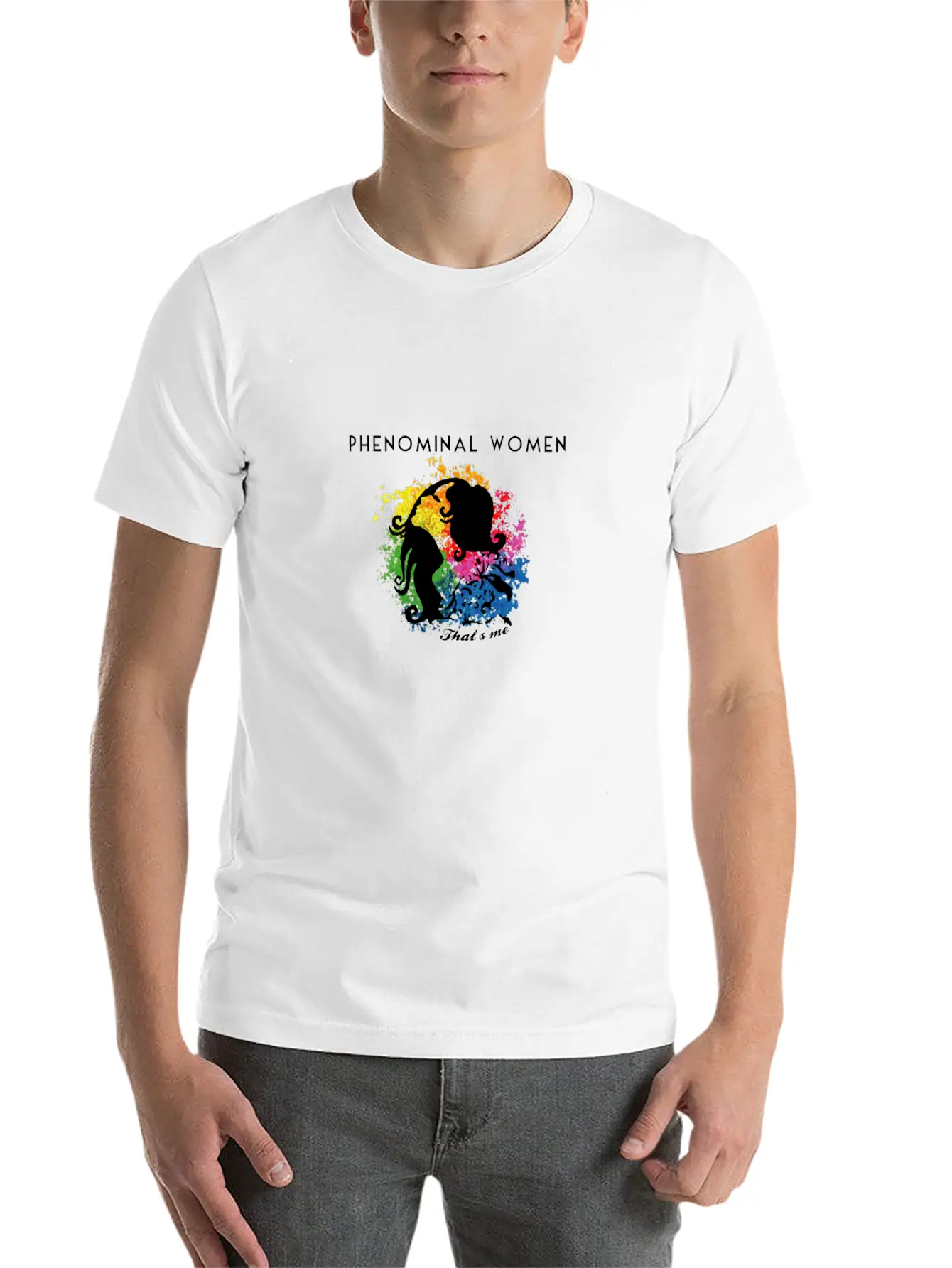 Phenomenal Woman, That's Me Timeless Short Sleeve Tee – Comfy And Minimalist Design
