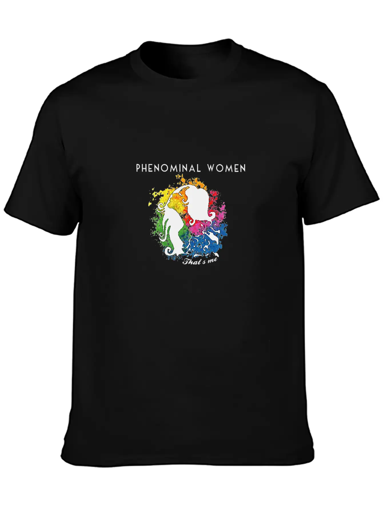 Phenomenal Woman, That's Me Timeless Short Sleeve Tee – Comfy And Minimalist Design