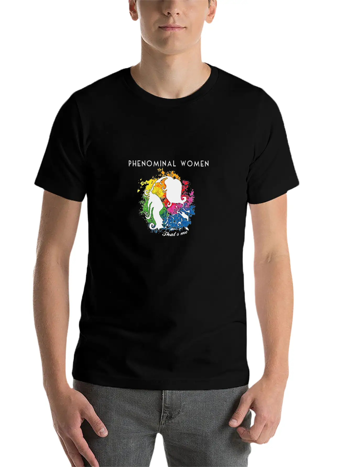 Phenomenal Woman, That's Me Timeless Short Sleeve Tee – Comfy And Minimalist Design