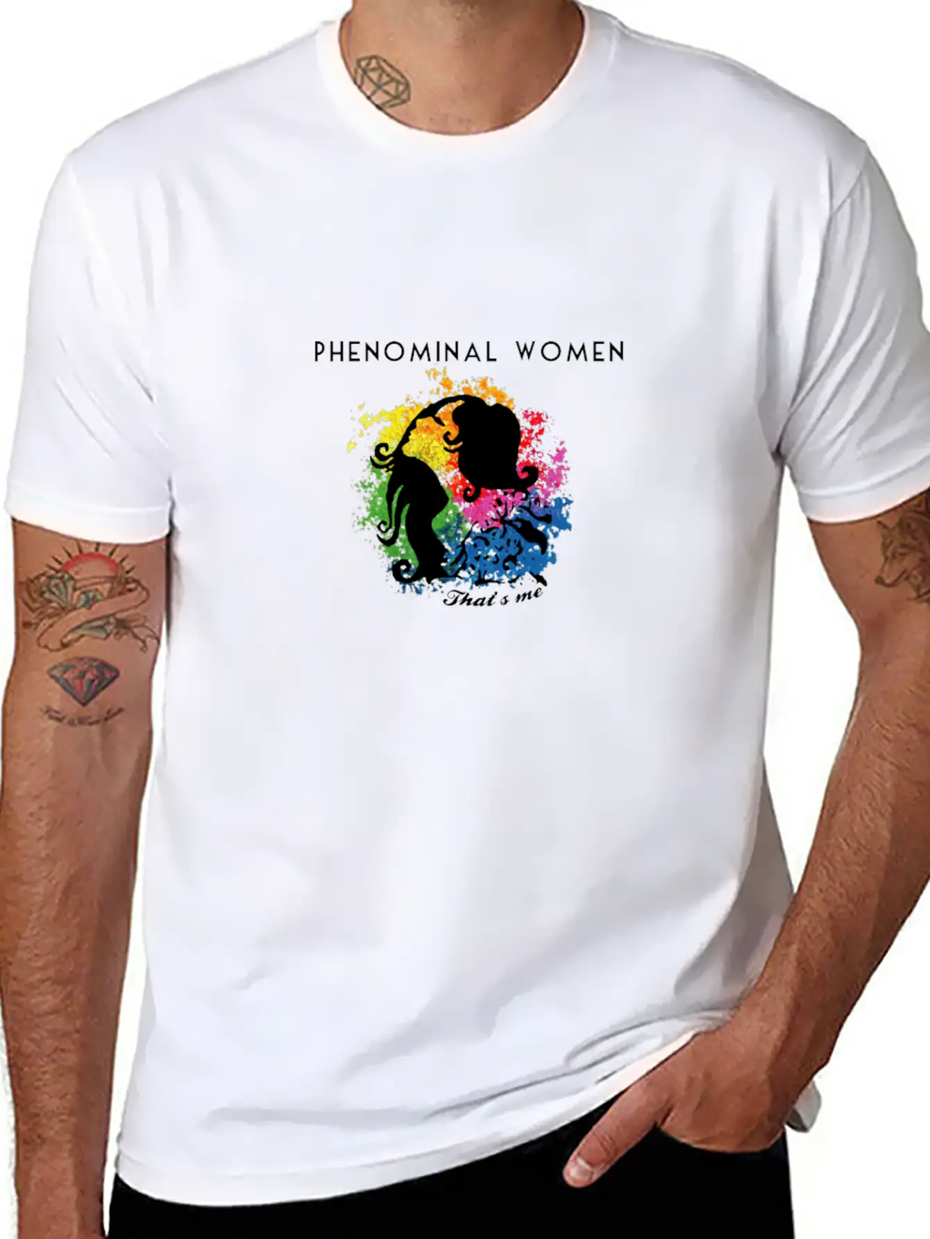 Phenomenal Woman, That's Me Timeless Short Sleeve Tee – Comfy And Minimalist Design