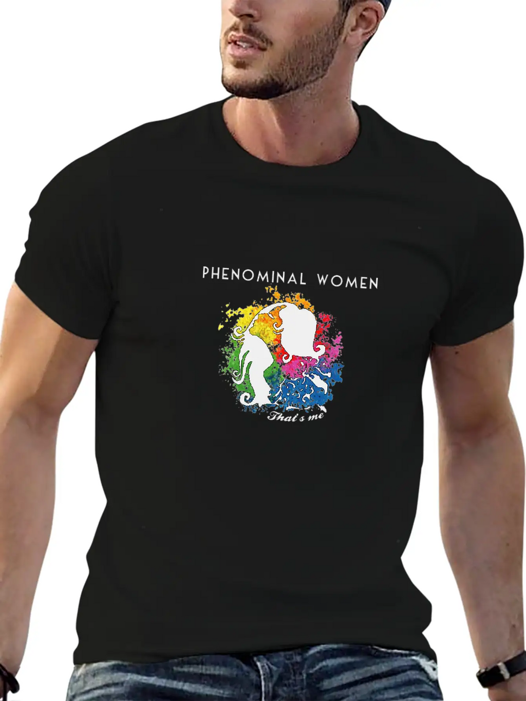 Phenomenal Woman, That's Me Timeless Short Sleeve Tee – Comfy And Minimalist Design