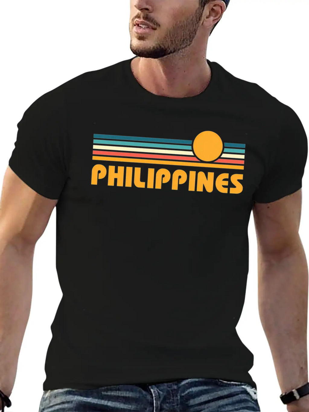 Philippines Sunset Basic Graphic T-Shirt – Daily Comfort In Soft Cotton