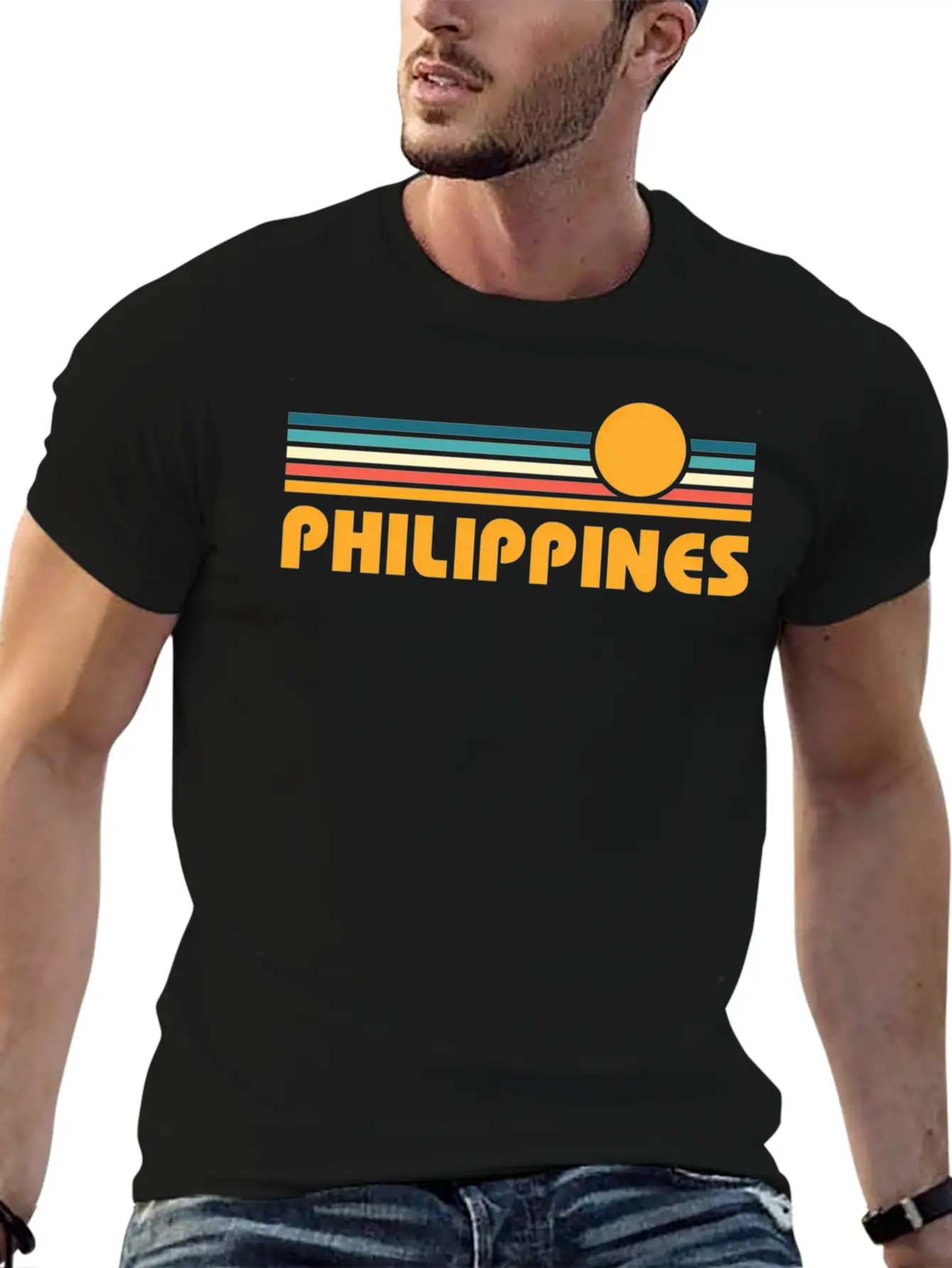 Philippines Sunset Basic Graphic T-Shirt – Daily Comfort In Soft Cotton