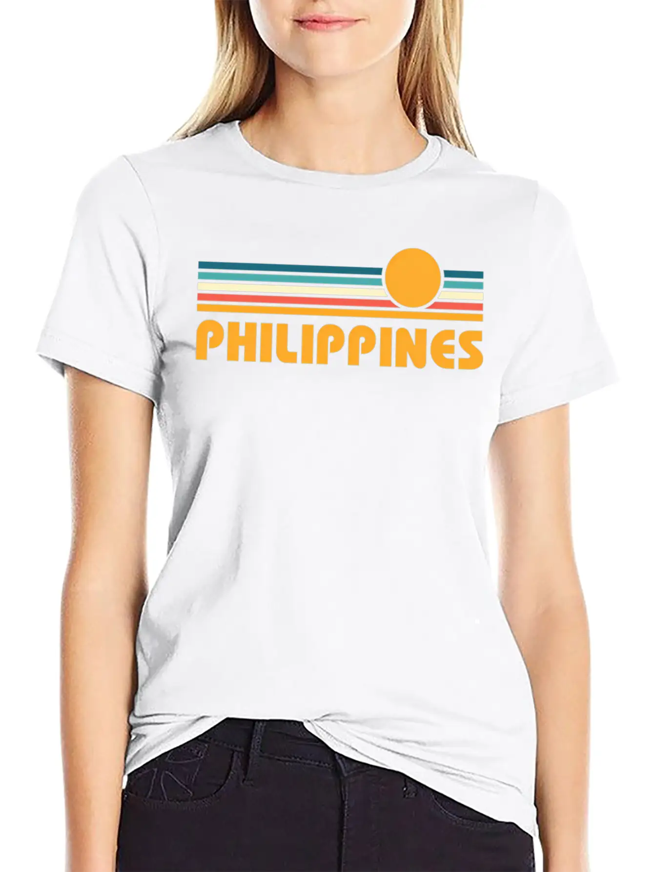 Philippines Sunset Basic Graphic T-Shirt – Daily Comfort In Soft Cotton