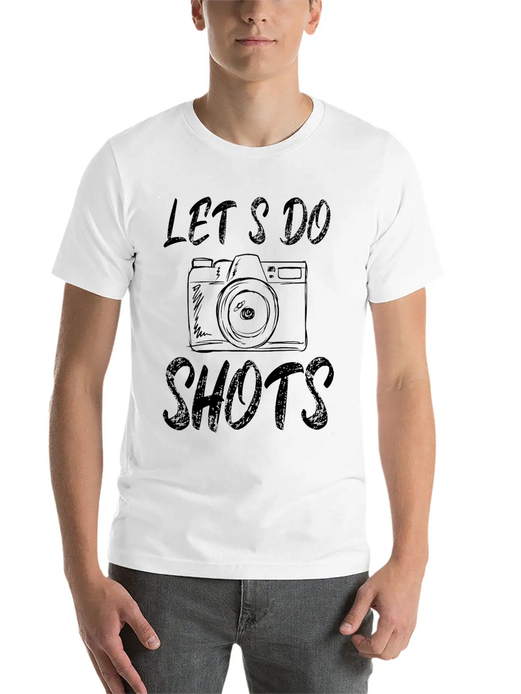 Photographer Camera Photography Modern Fit Casual T-Shirt – Clean And Versatile Design