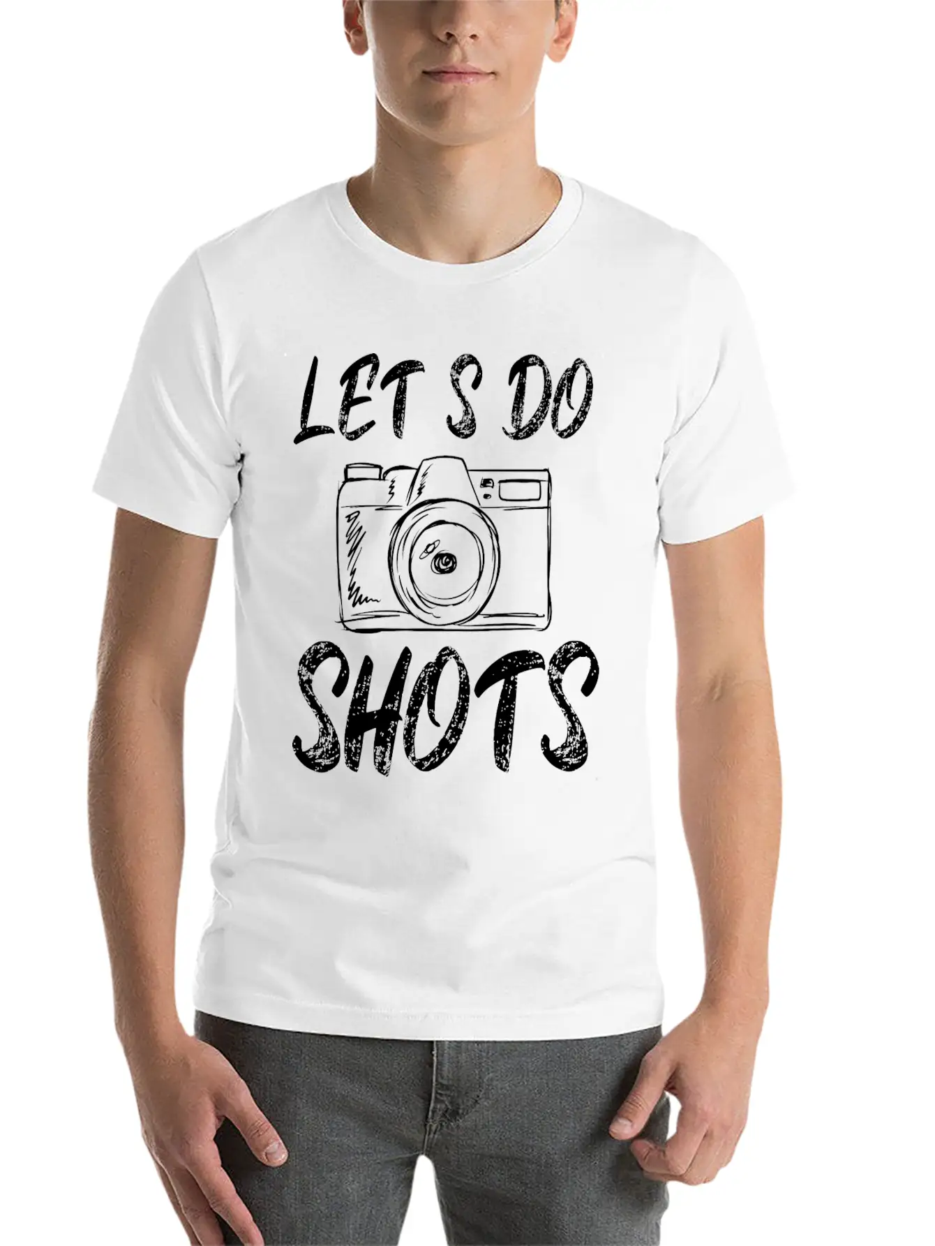Photographer Camera Photography Modern Fit Casual T-Shirt – Clean And Versatile Design