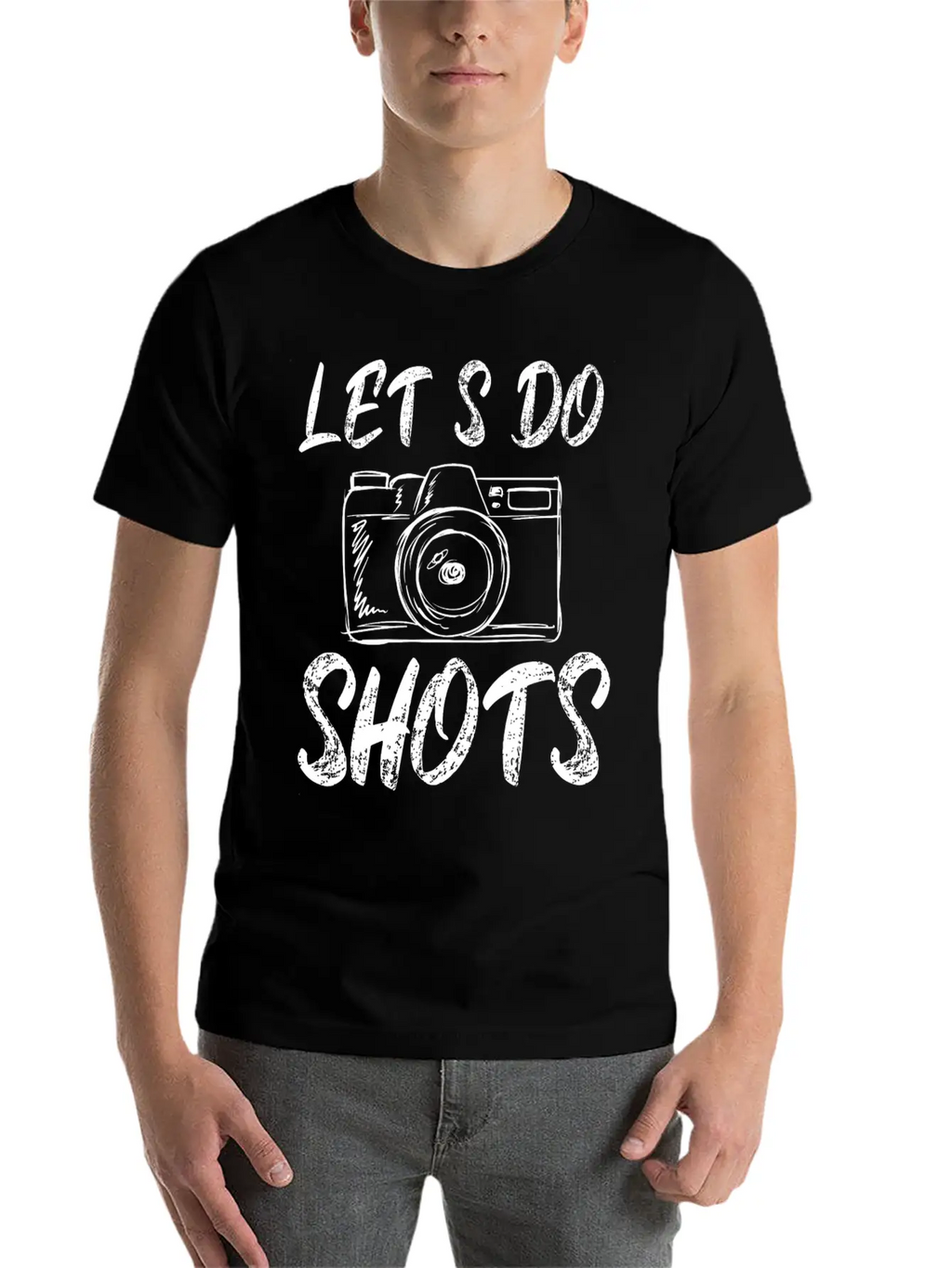 Photographer Camera Photography Modern Fit Casual T-Shirt – Clean And Versatile Design
