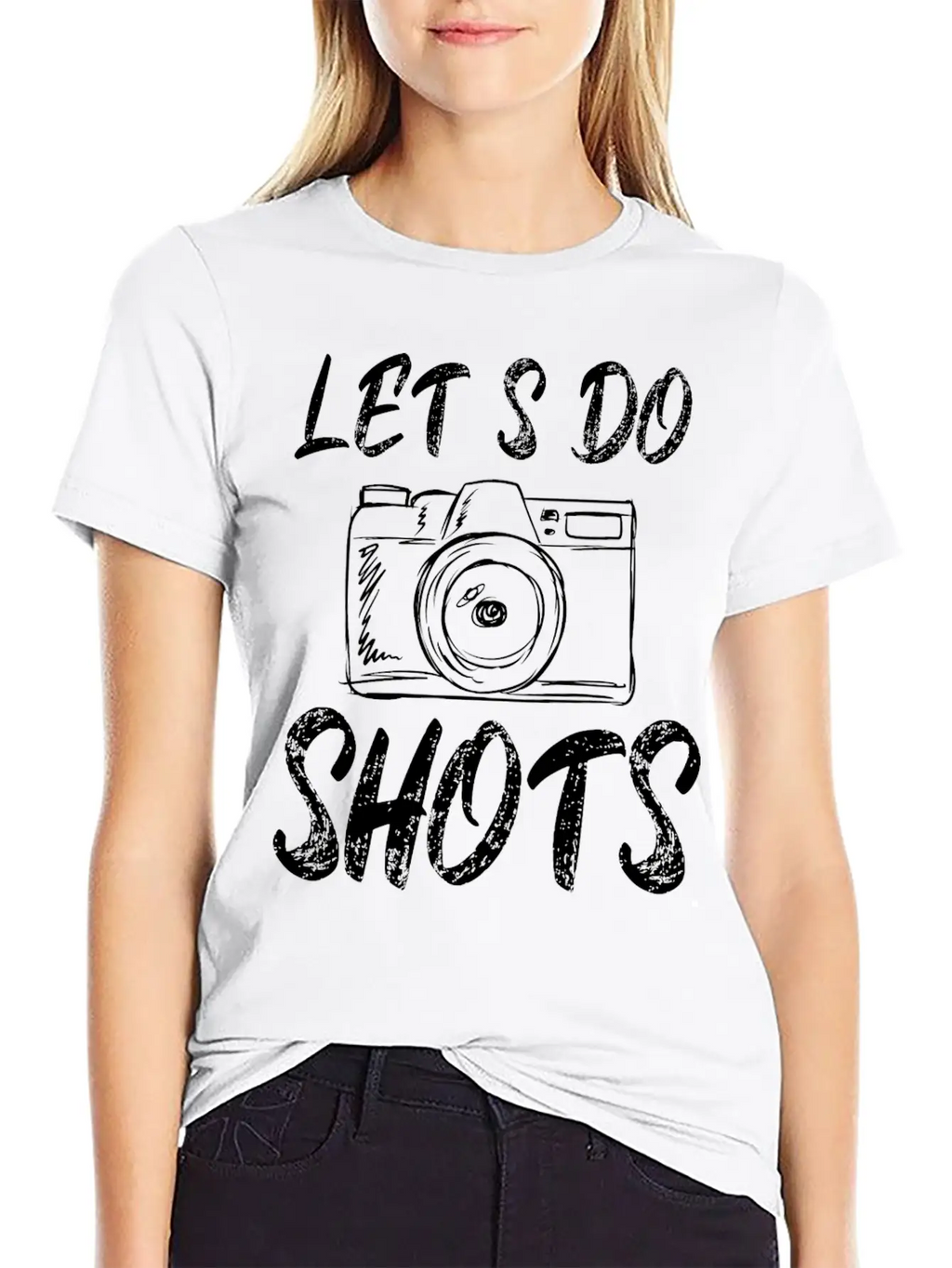 Photographer Camera Photography Modern Fit Casual T-Shirt – Clean And Versatile Design