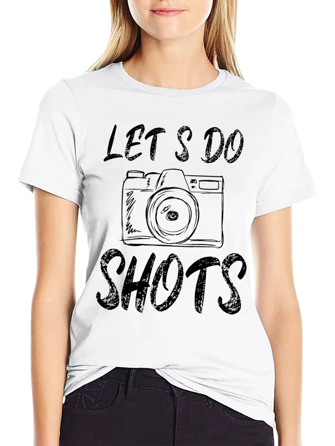 Photographer Camera Photography Modern Fit Casual T-Shirt – Clean And Versatile Design