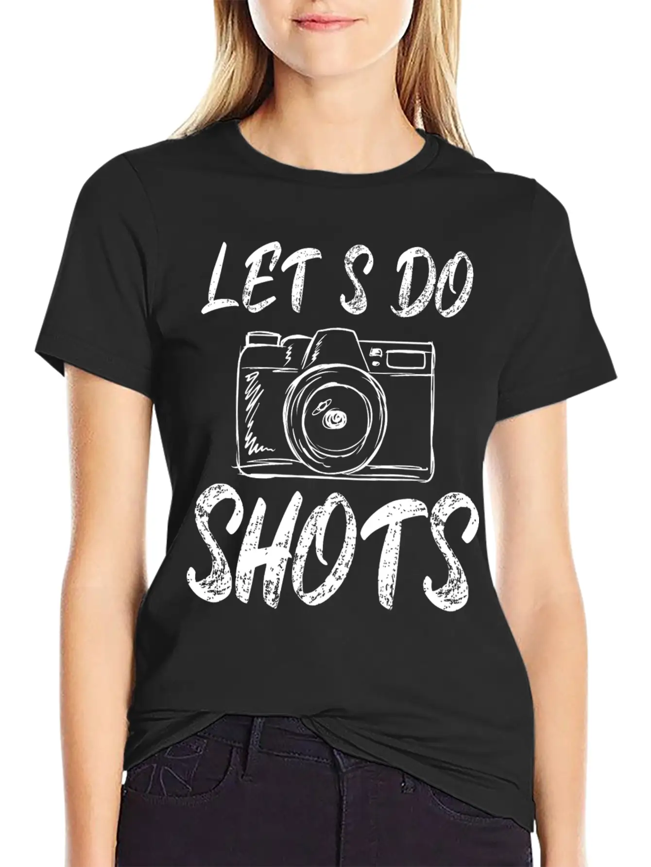 Photographer Camera Photography Modern Fit Casual T-Shirt – Clean And Versatile Design