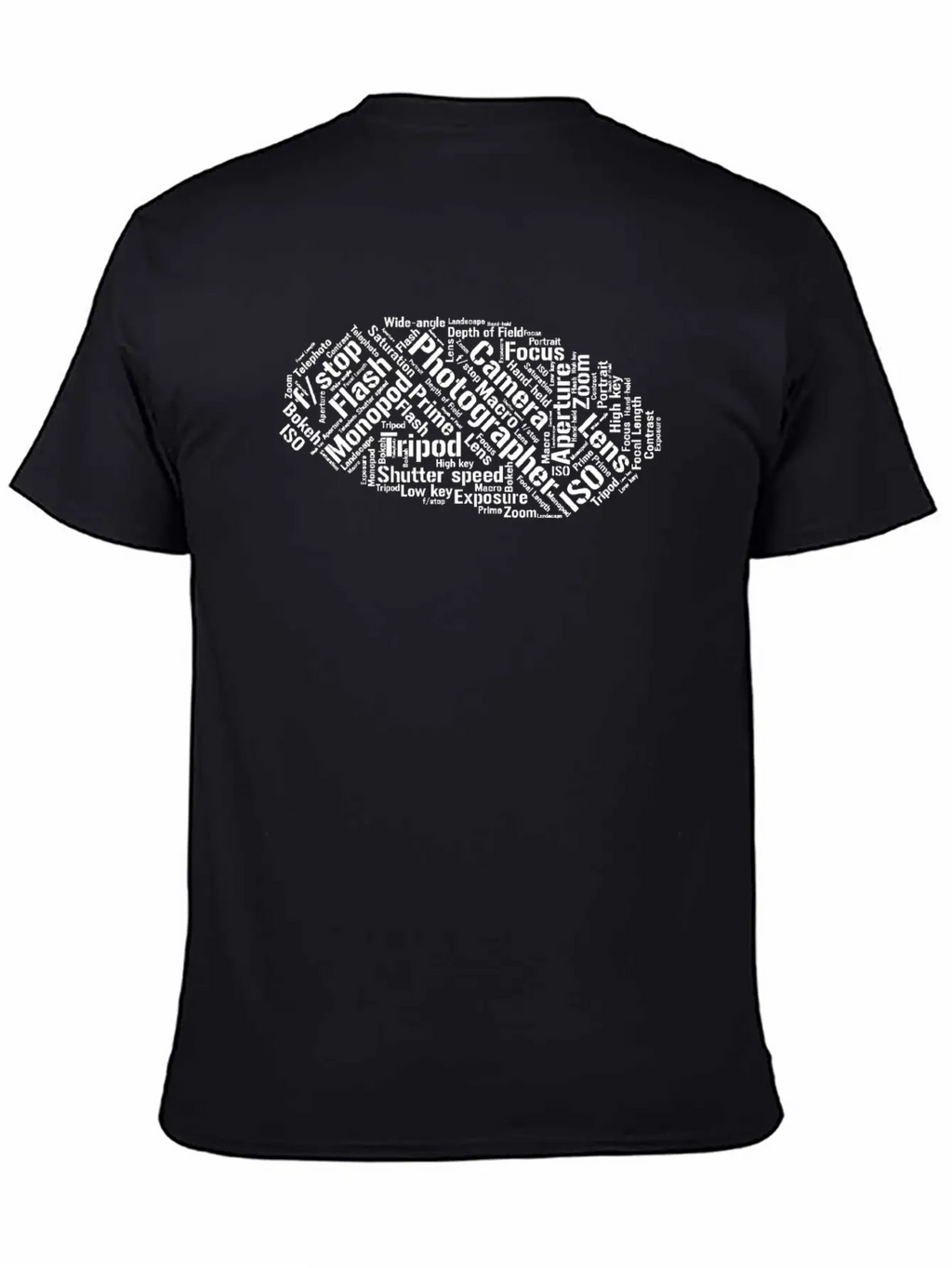 Photographer Word Cloud Basic Graphic T-Shirt – Daily Comfort In Soft Cotton