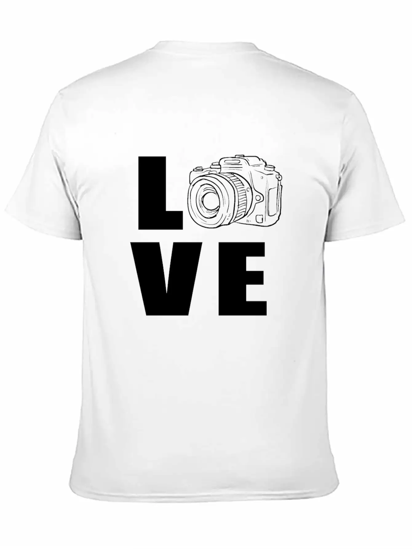 Photography Camera Breathable Graphic T-Shirt – Perfect For Casual Days