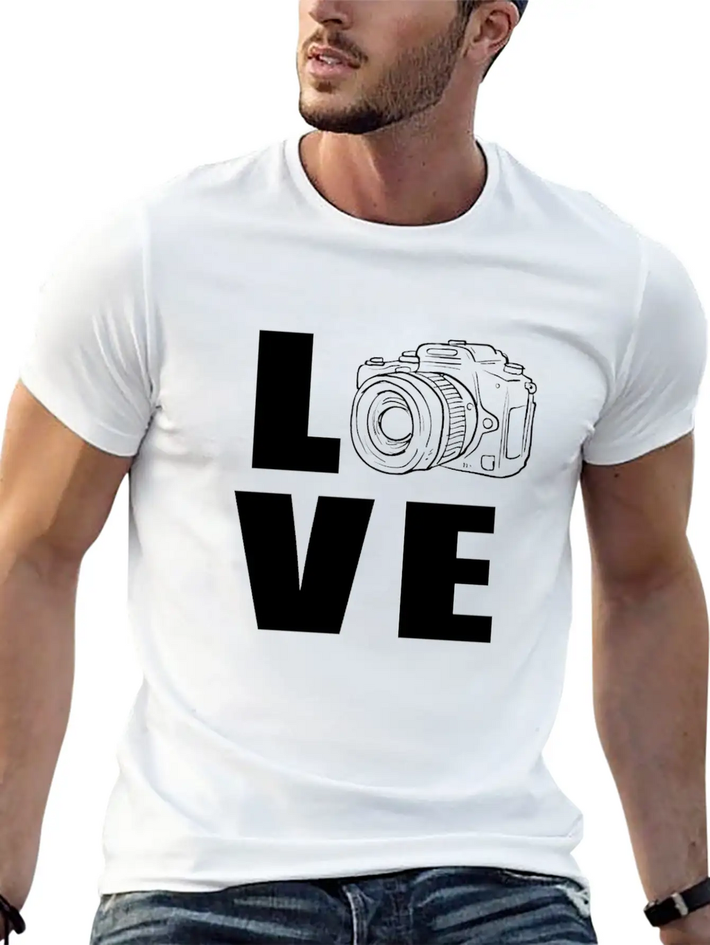 Photography Camera Breathable Graphic T-Shirt – Perfect For Casual Days