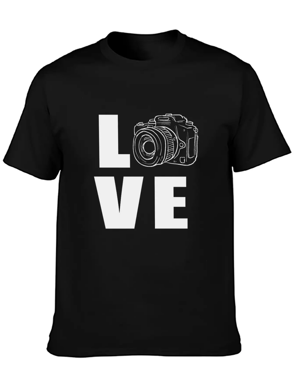 Photography Camera Breathable Graphic T-Shirt – Perfect For Casual Days