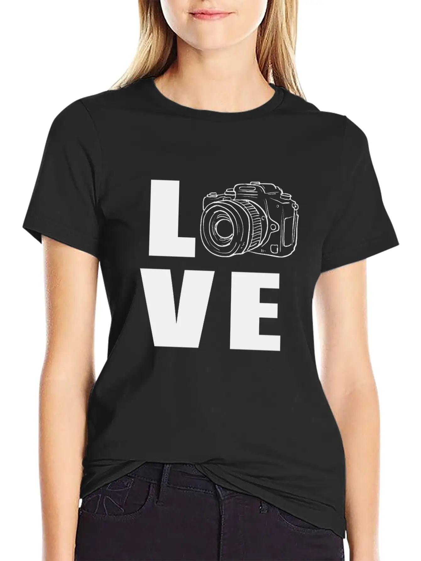 Photography Camera Breathable Graphic T-Shirt – Perfect For Casual Days