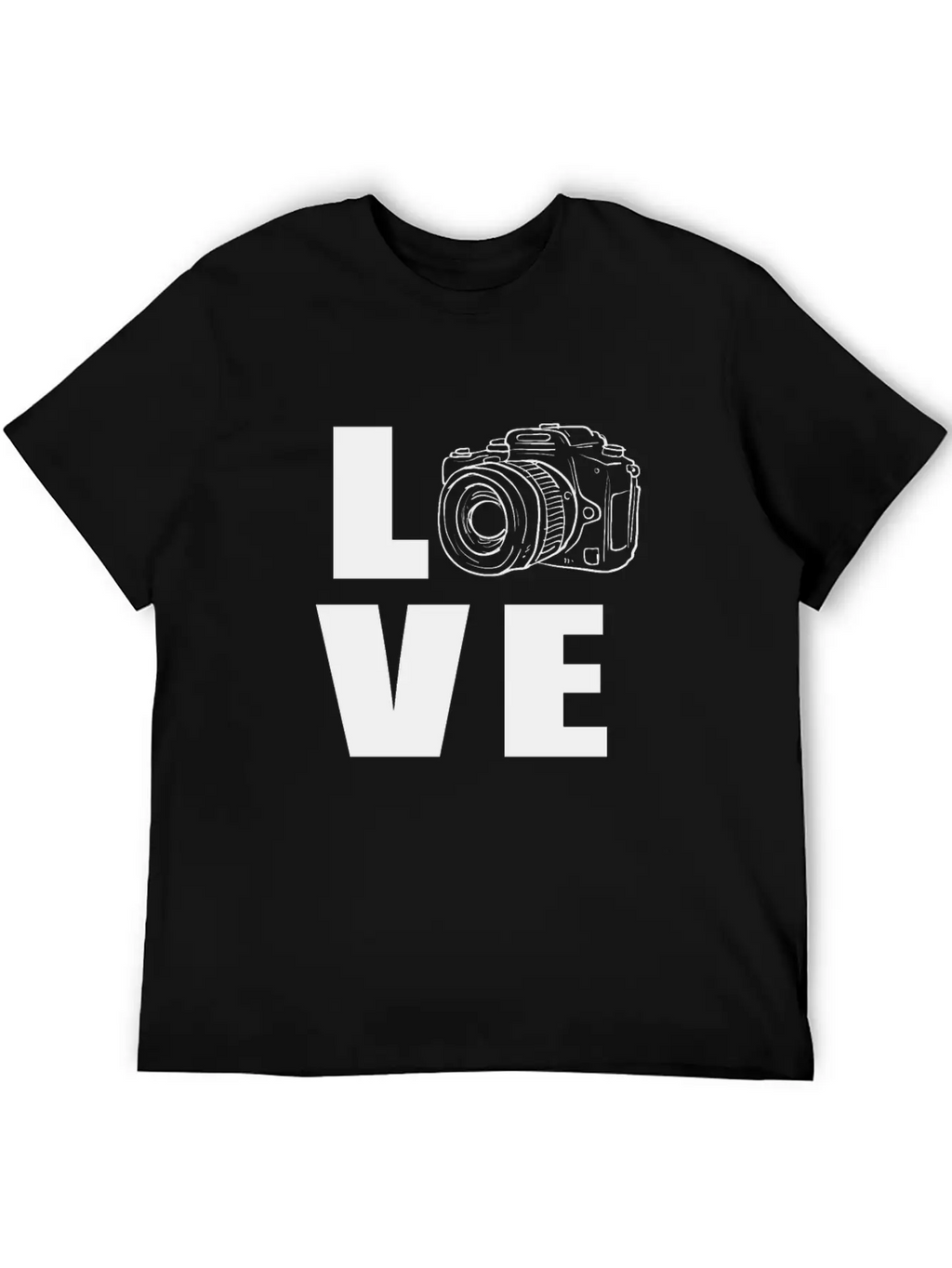 Photography Camera Breathable Graphic T-Shirt – Perfect For Casual Days