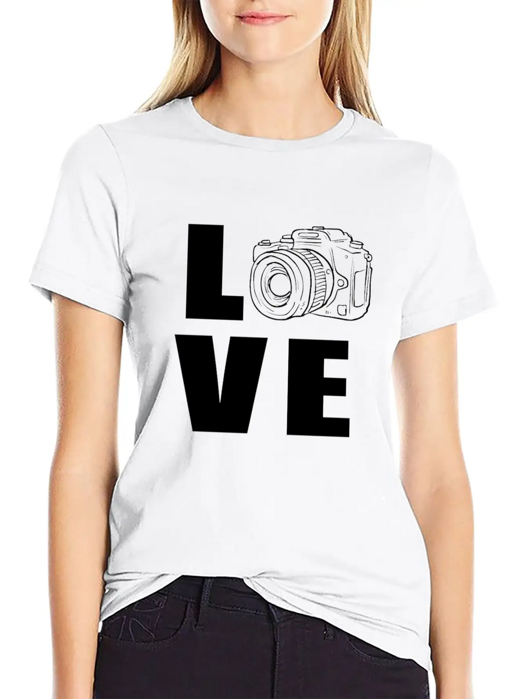 Photography Camera Breathable Graphic T-Shirt – Perfect For Casual Days
