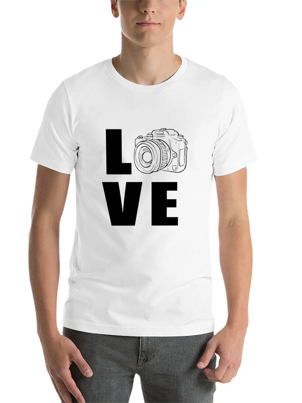 Photography Camera Breathable Graphic T-Shirt – Perfect For Casual Days