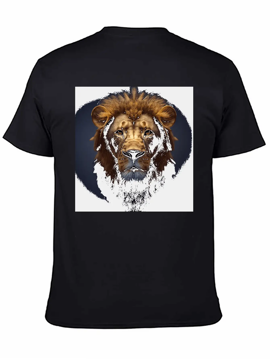 Photorealistic Male Lion Version 3 Breathable Graphic T-Shirt – Perfect For Casual Days