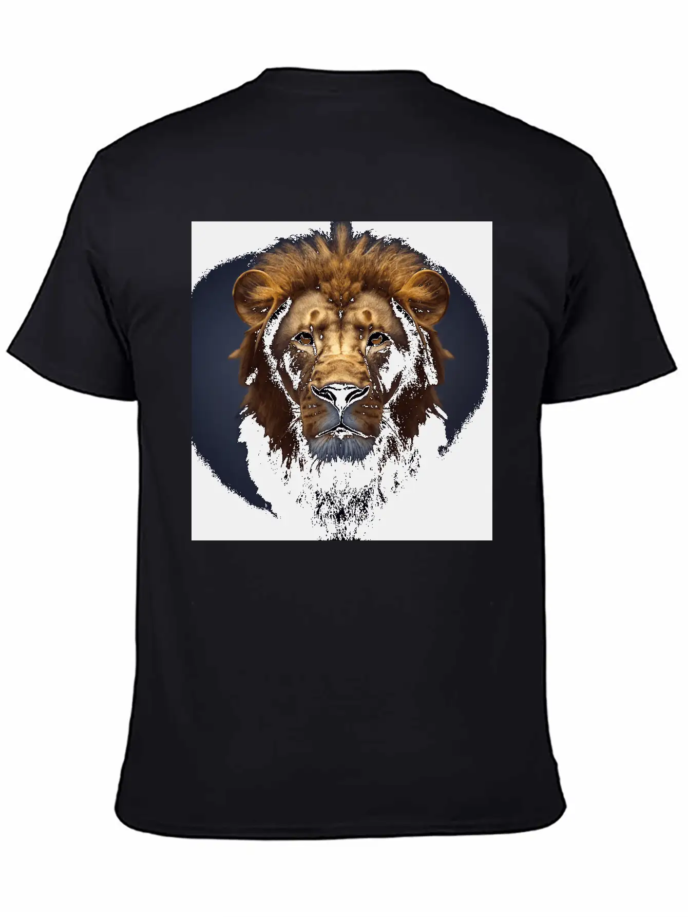 Photorealistic Male Lion Version 3 Breathable Graphic T-Shirt – Perfect For Casual Days