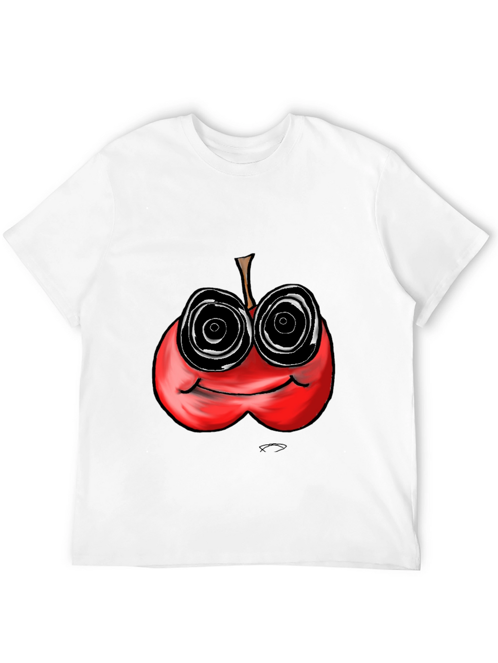 Psychedelic Apple Graphic Tee