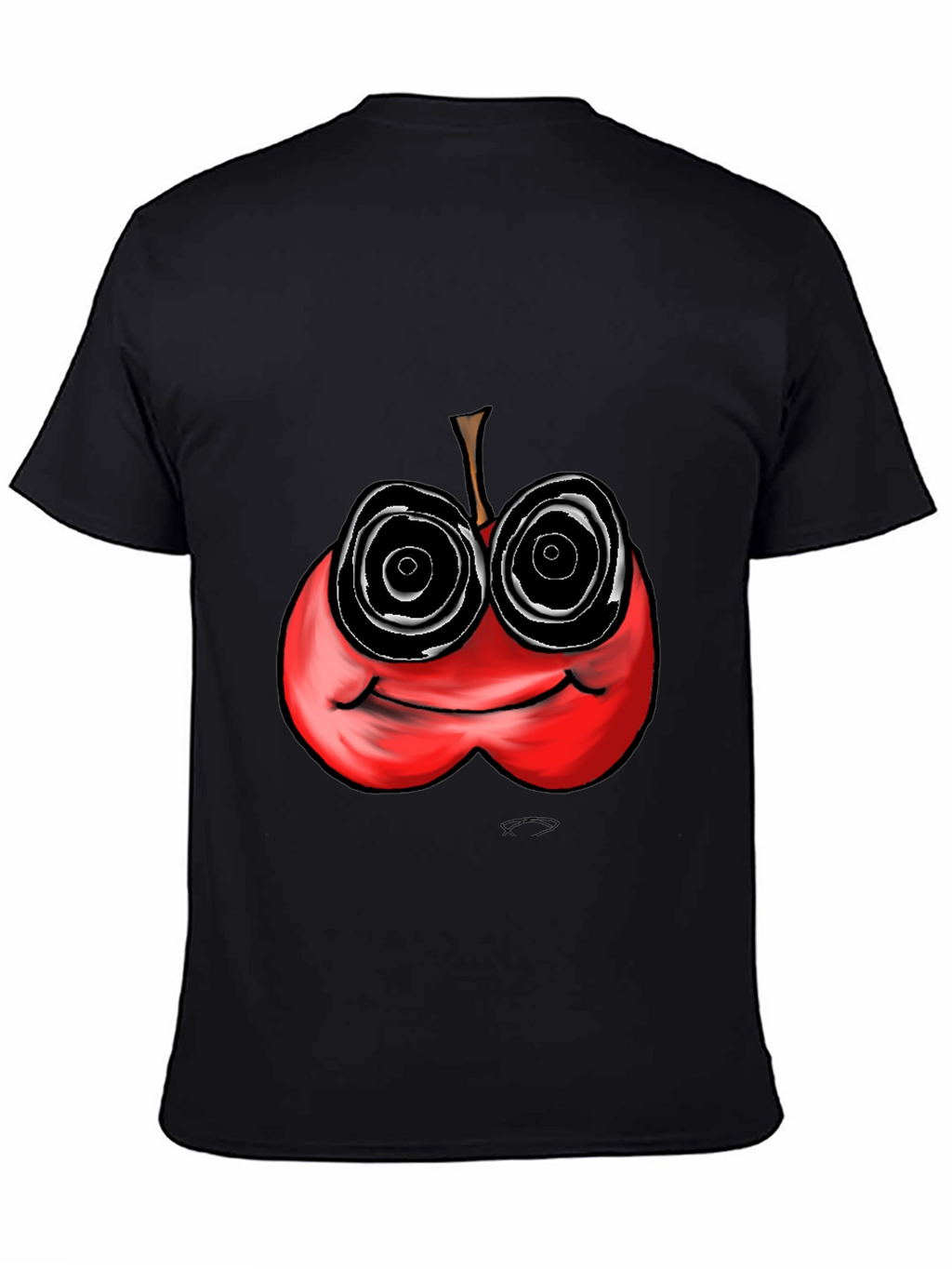 Psychedelic Apple Graphic Tee