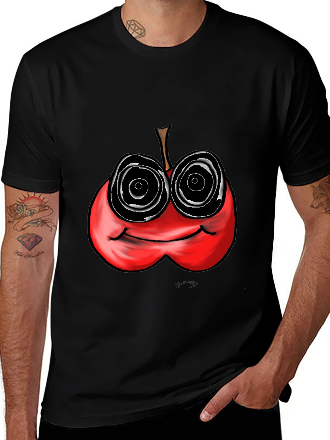 Psychedelic Apple Graphic Tee