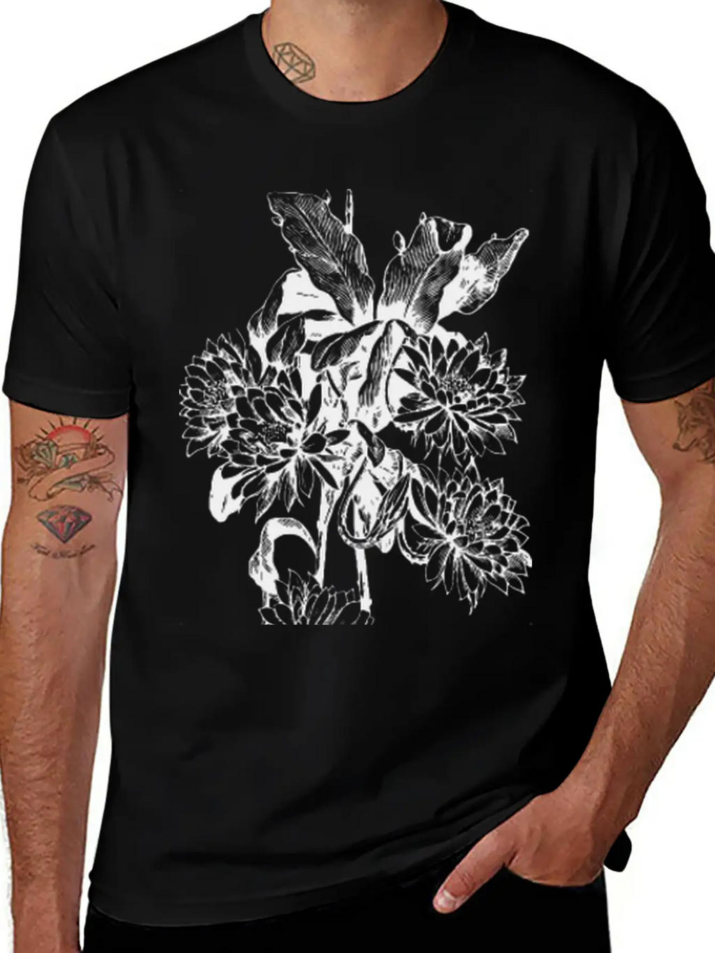 Phyllocactus Essential Cotton Tee For Daily Outfits – Unisex Style