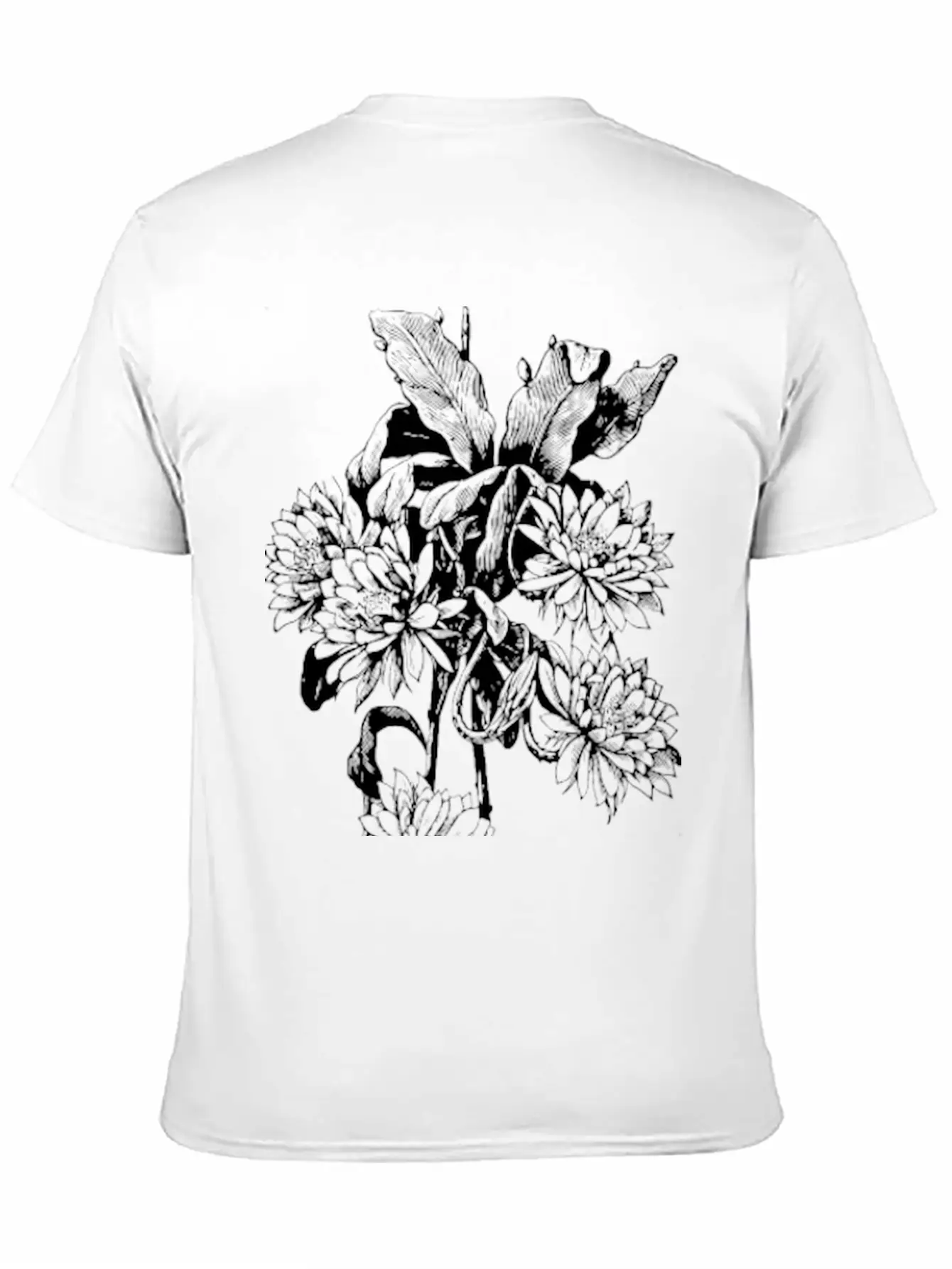 Phyllocactus Essential Cotton Tee For Daily Outfits – Unisex Style