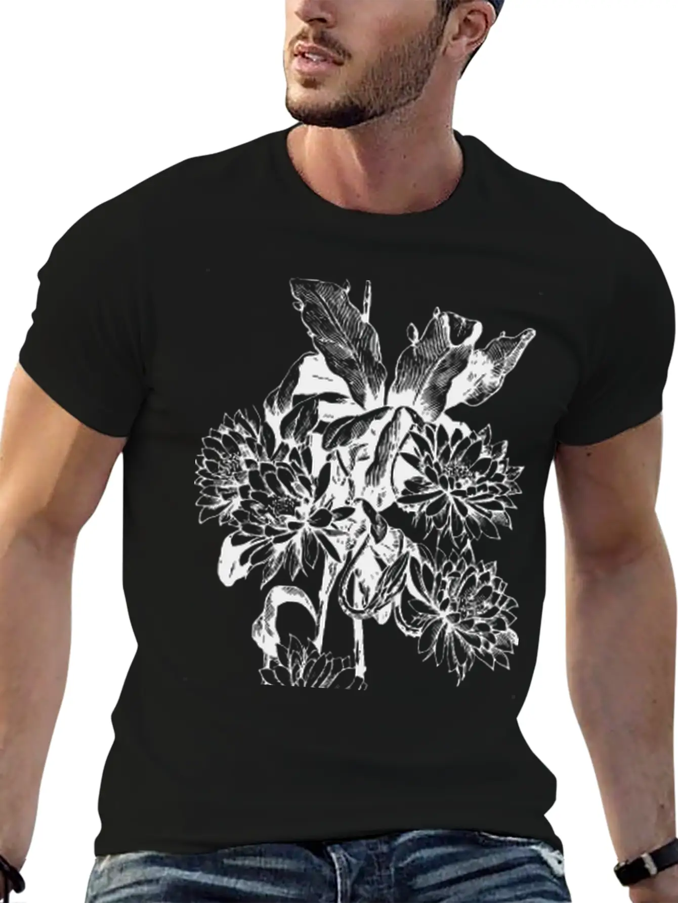 Phyllocactus Essential Cotton Tee For Daily Outfits – Unisex Style