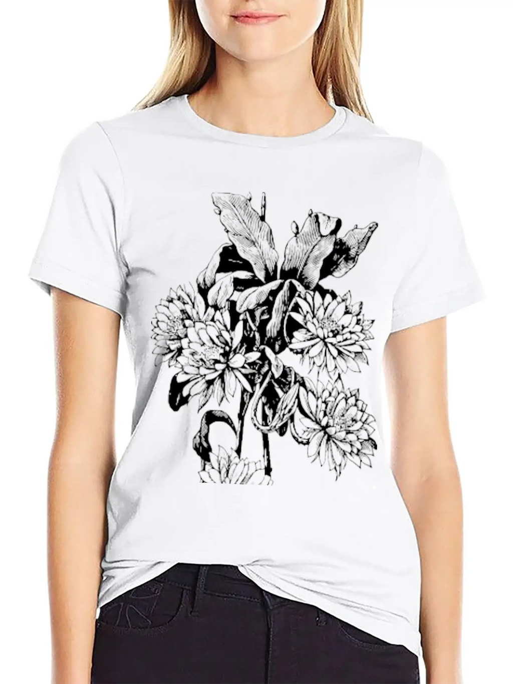 Phyllocactus Essential Cotton Tee For Daily Outfits – Unisex Style
