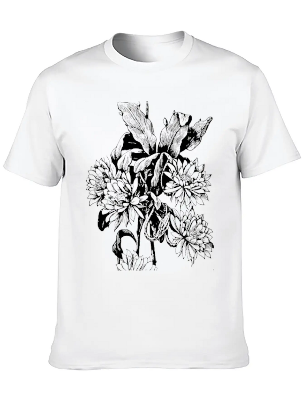 Phyllocactus Essential Cotton Tee For Daily Outfits – Unisex Style