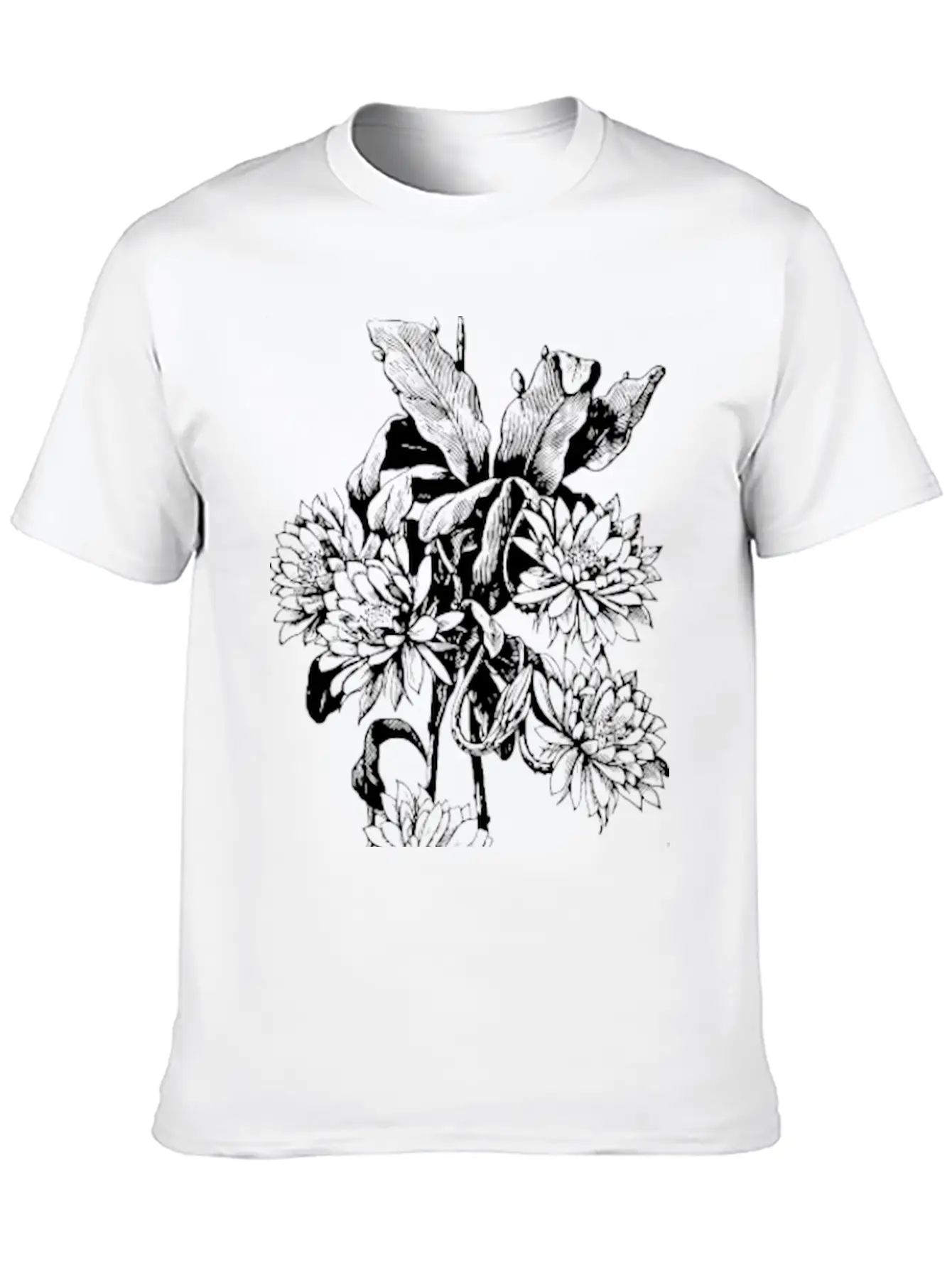 Phyllocactus Essential Cotton Tee For Daily Outfits – Unisex Style