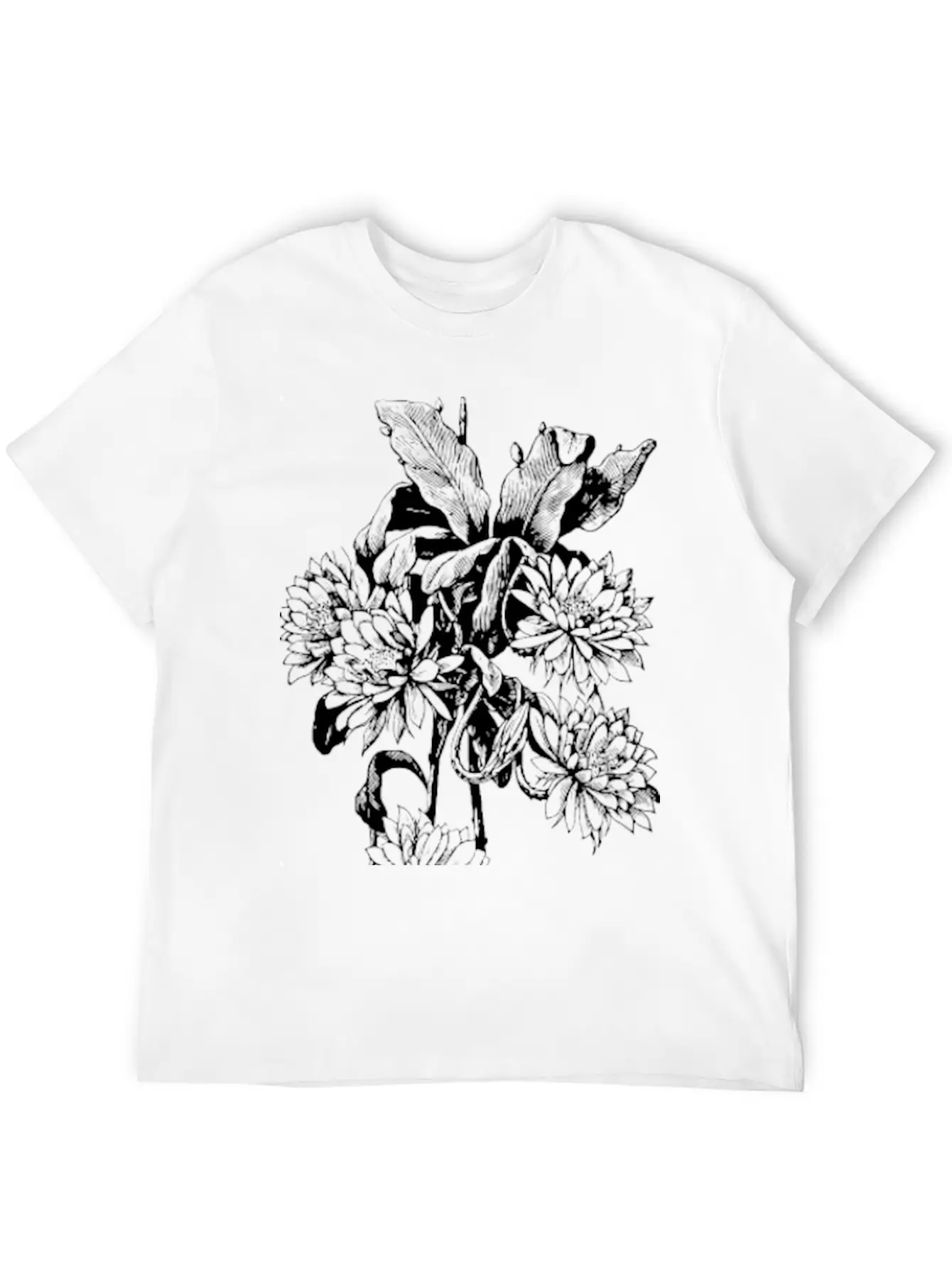 Phyllocactus Essential Cotton Tee For Daily Outfits – Unisex Style