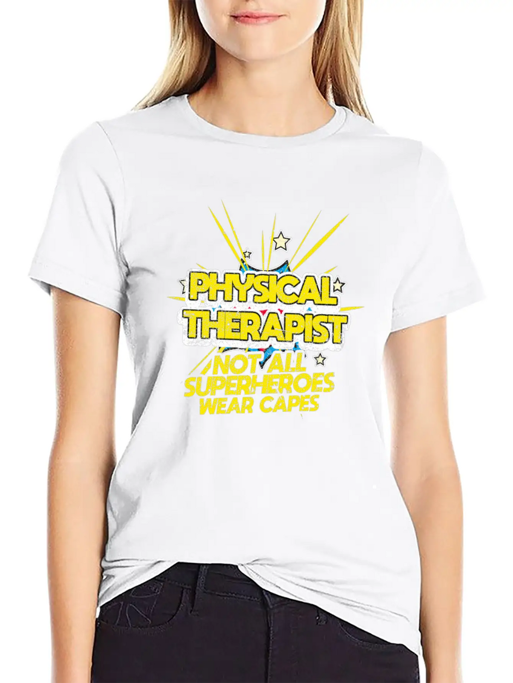 Physical Therapist Not All Superheroes Wear Capes Essential Cotton Tee For Daily Outfits – Unisex Style