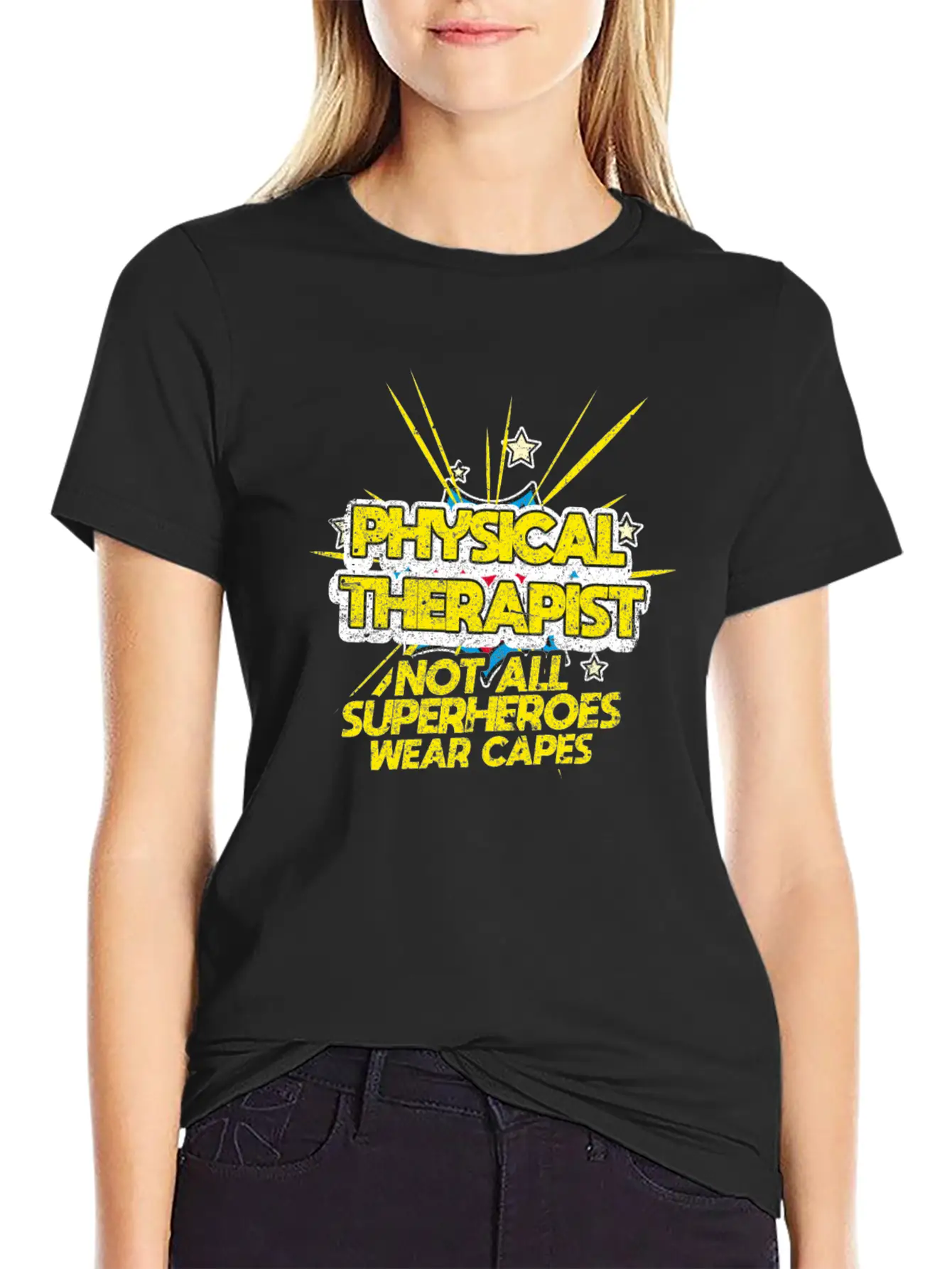 Physical Therapist Not All Superheroes Wear Capes Essential Cotton Tee For Daily Outfits – Unisex Style