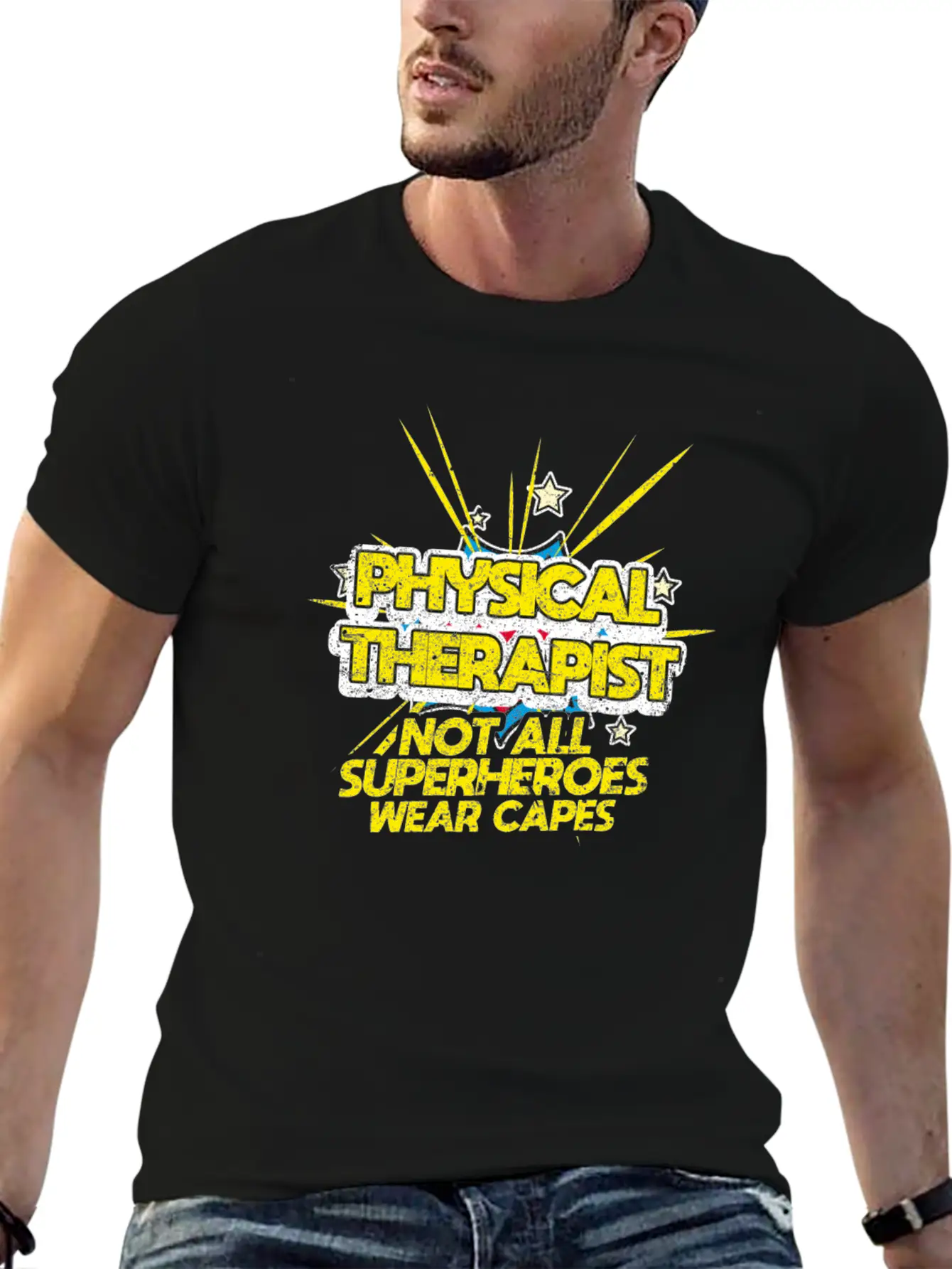 Physical Therapist Not All Superheroes Wear Capes Essential Cotton Tee For Daily Outfits – Unisex Style