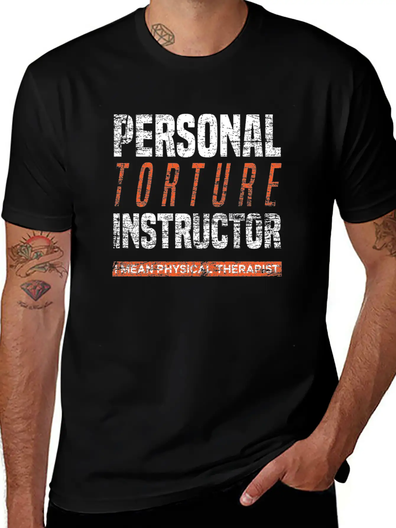 Physical Therapist Pain Torture Stylish Everyday T-Shirt – Unisex Basic Cotton Tee