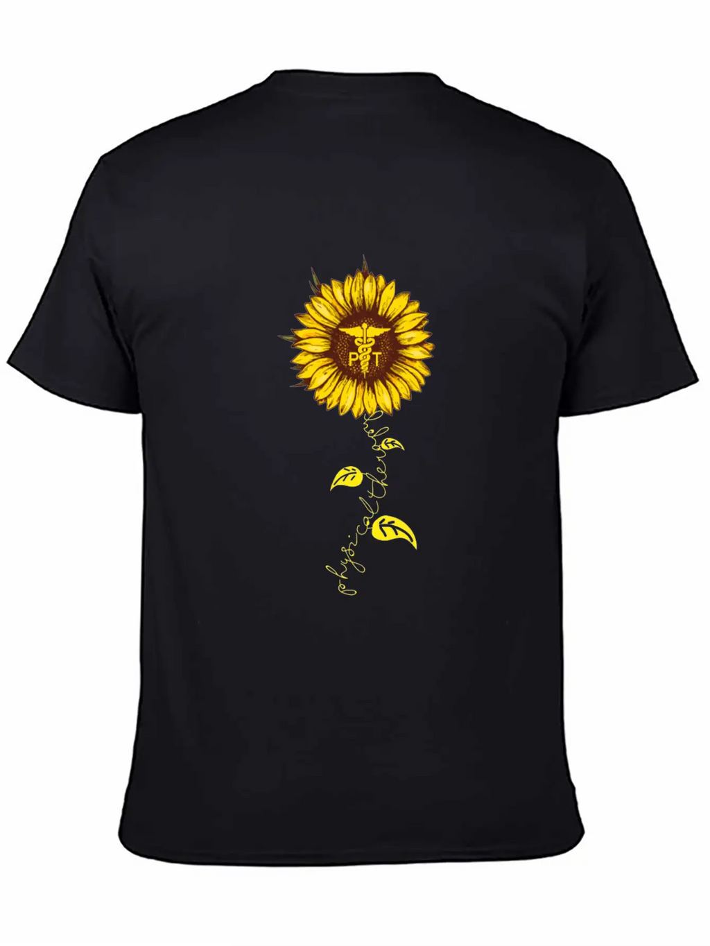 Physical Therapy Sunflower Essential Cotton Tee For Daily Outfits – Unisex Style