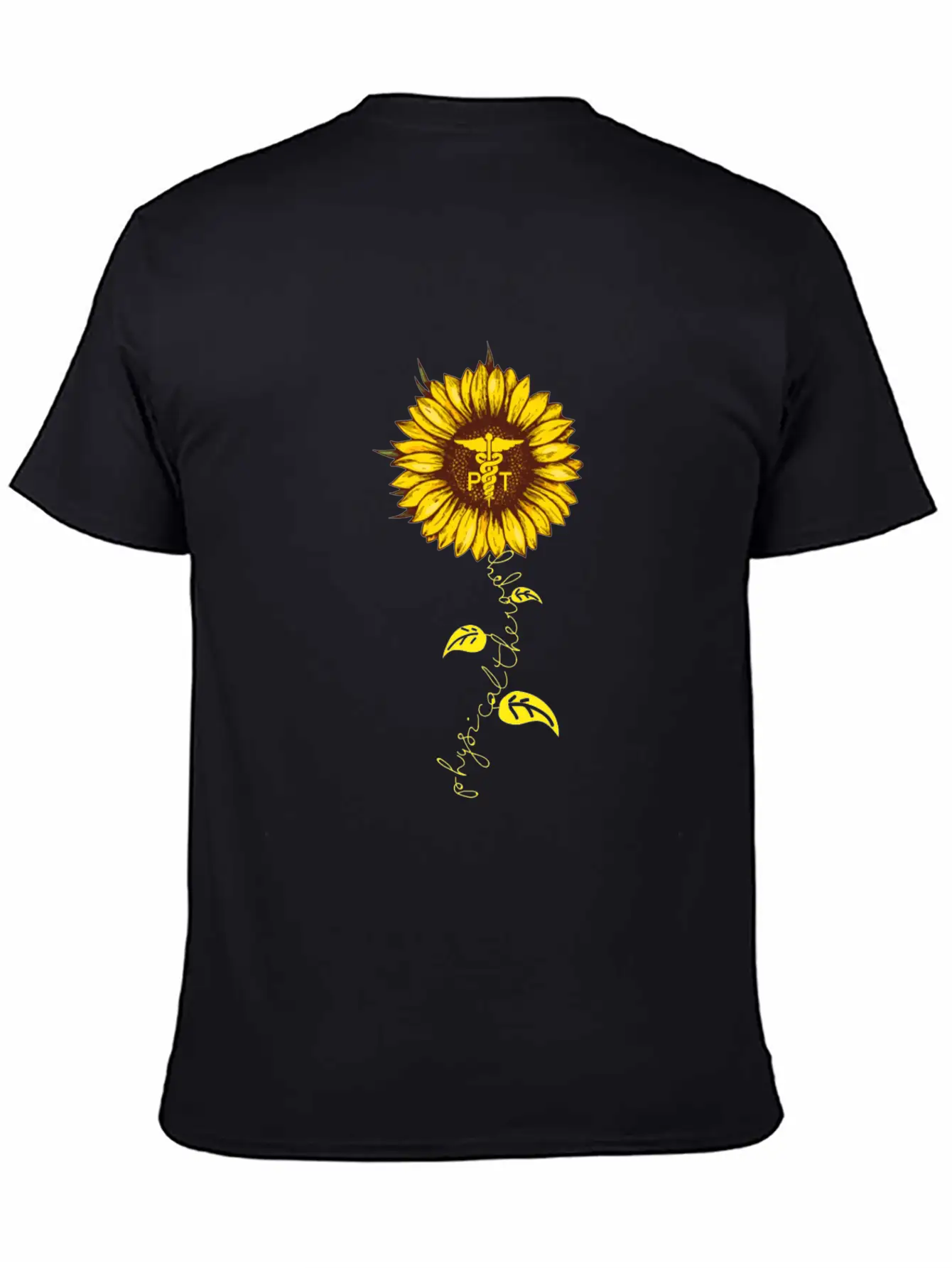 Physical Therapy Sunflower Essential Cotton Tee For Daily Outfits – Unisex Style