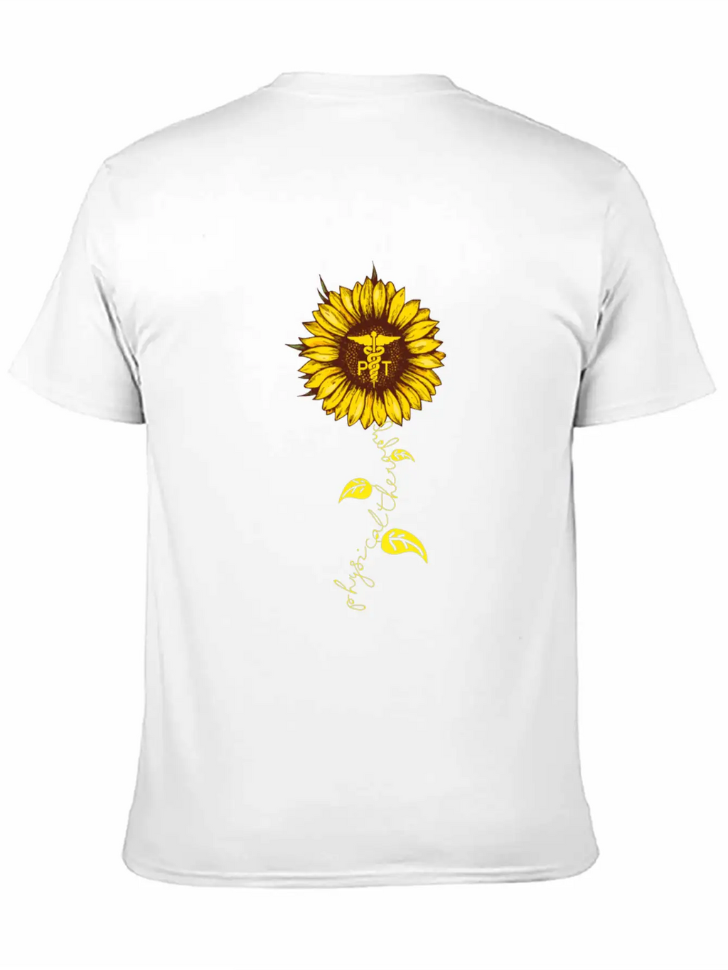 Physical Therapy Sunflower Essential Cotton Tee For Daily Outfits – Unisex Style