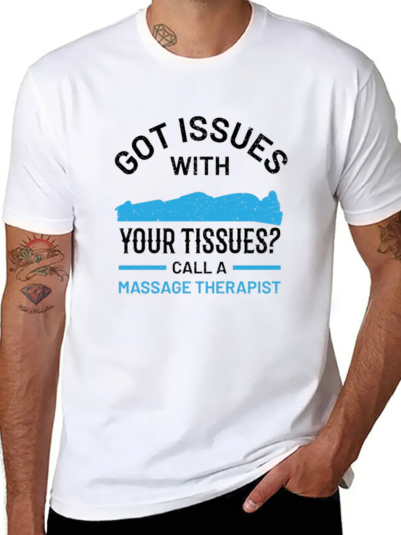 Physiotherapist Massage Mass Quota Funny Awesome Classic Cotton Tee – Unisex Comfort For Any Season