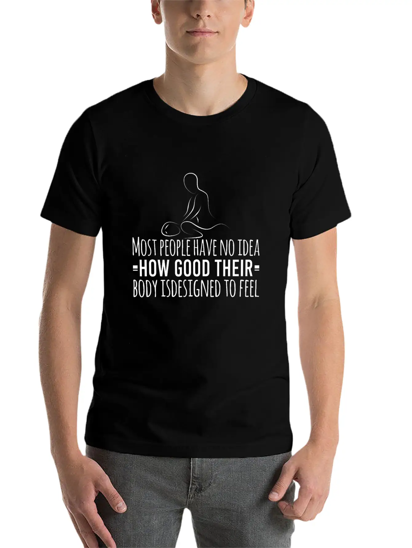 Physiotherapist Massage Masse Quote Funny Awesome Essential Cotton Tee For Daily Outfits – Unisex Style
