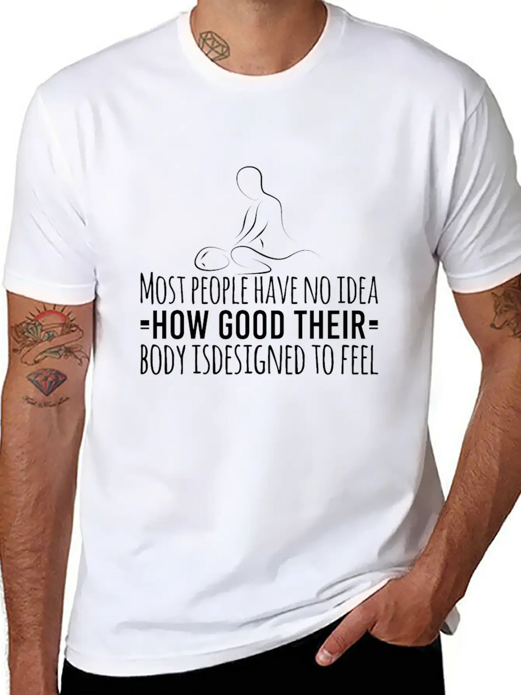 Physiotherapist Massage Masse Quote Funny Awesome Essential Cotton Tee For Daily Outfits – Unisex Style