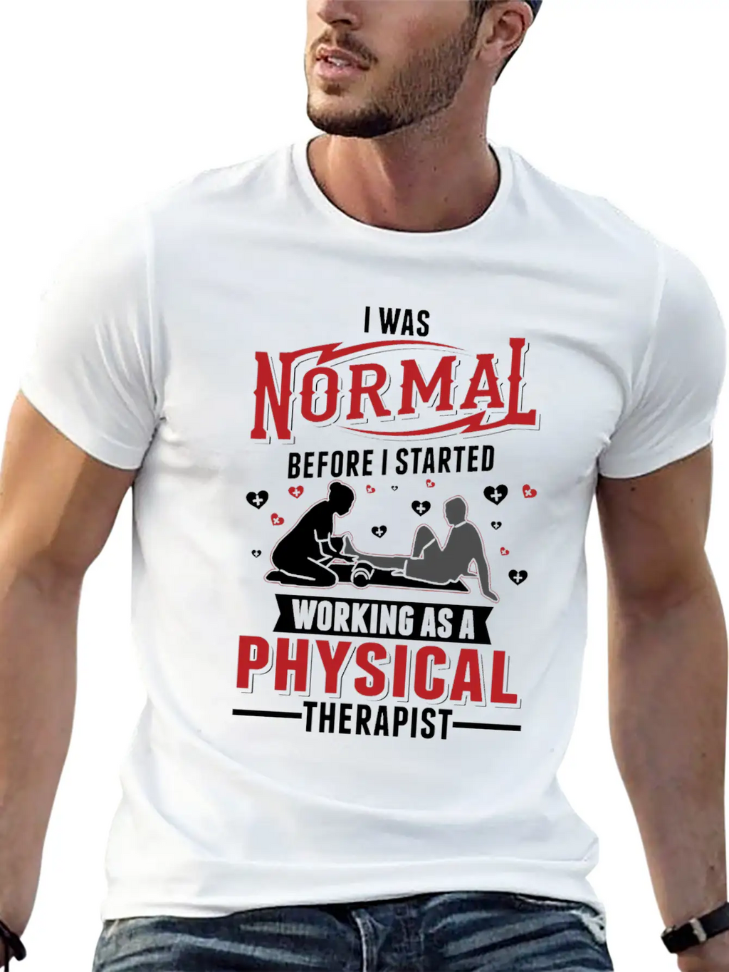 Physiotherapist Physiotherapy Physio Relaxed Everyday Tee – Lightweight And Durable Cotton