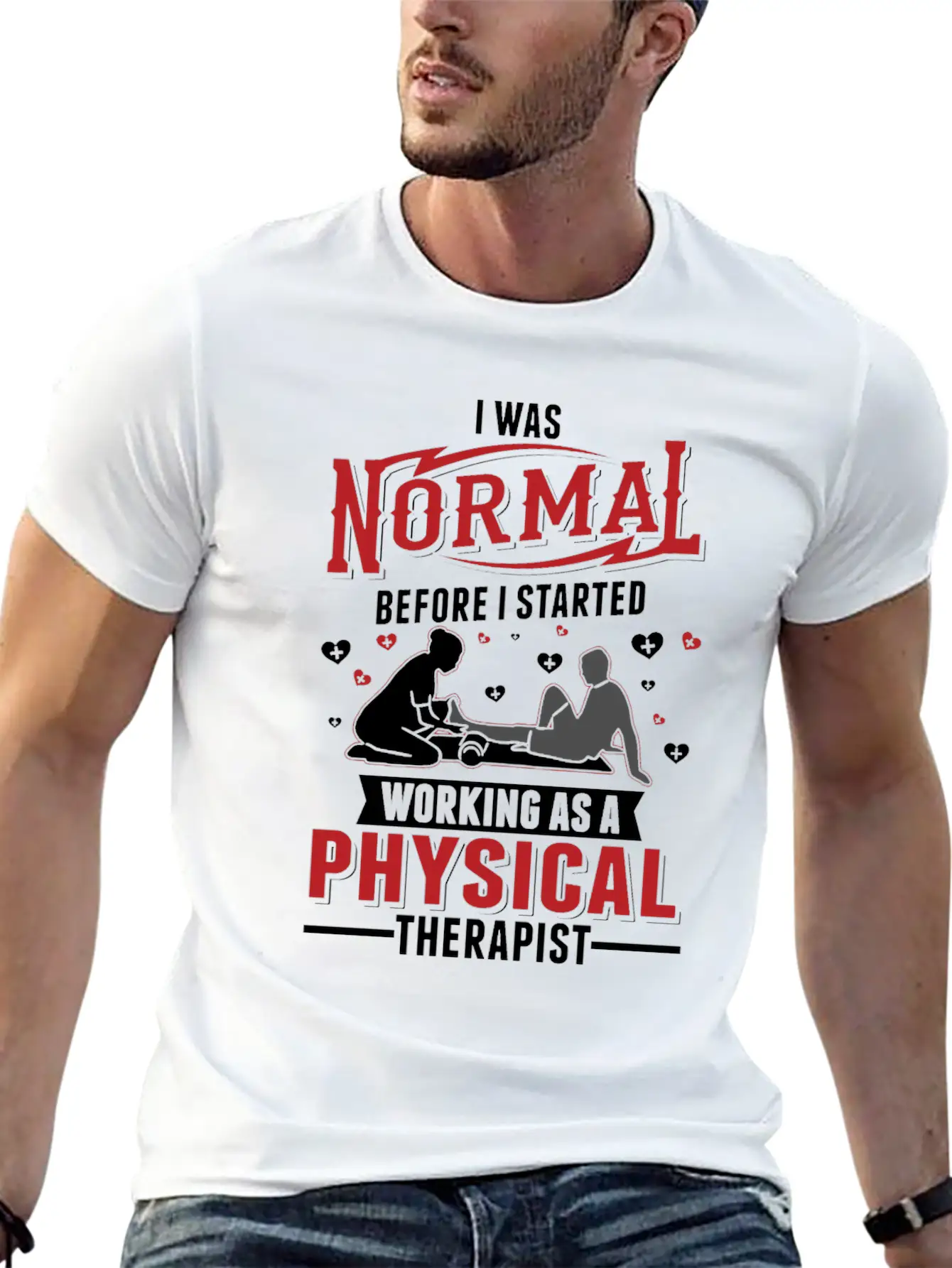 Physiotherapist Physiotherapy Physio Relaxed Everyday Tee – Lightweight And Durable Cotton