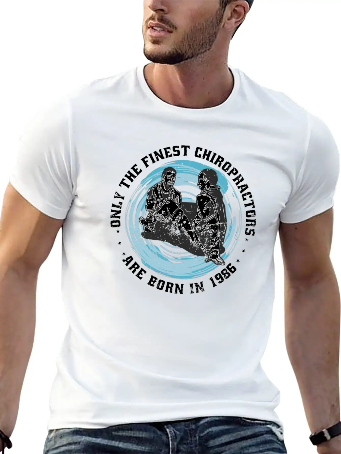 Physiotherapy Born In 1986 Vintage Birthday Basic Graphic T-Shirt – Daily Comfort In Soft Cotton
