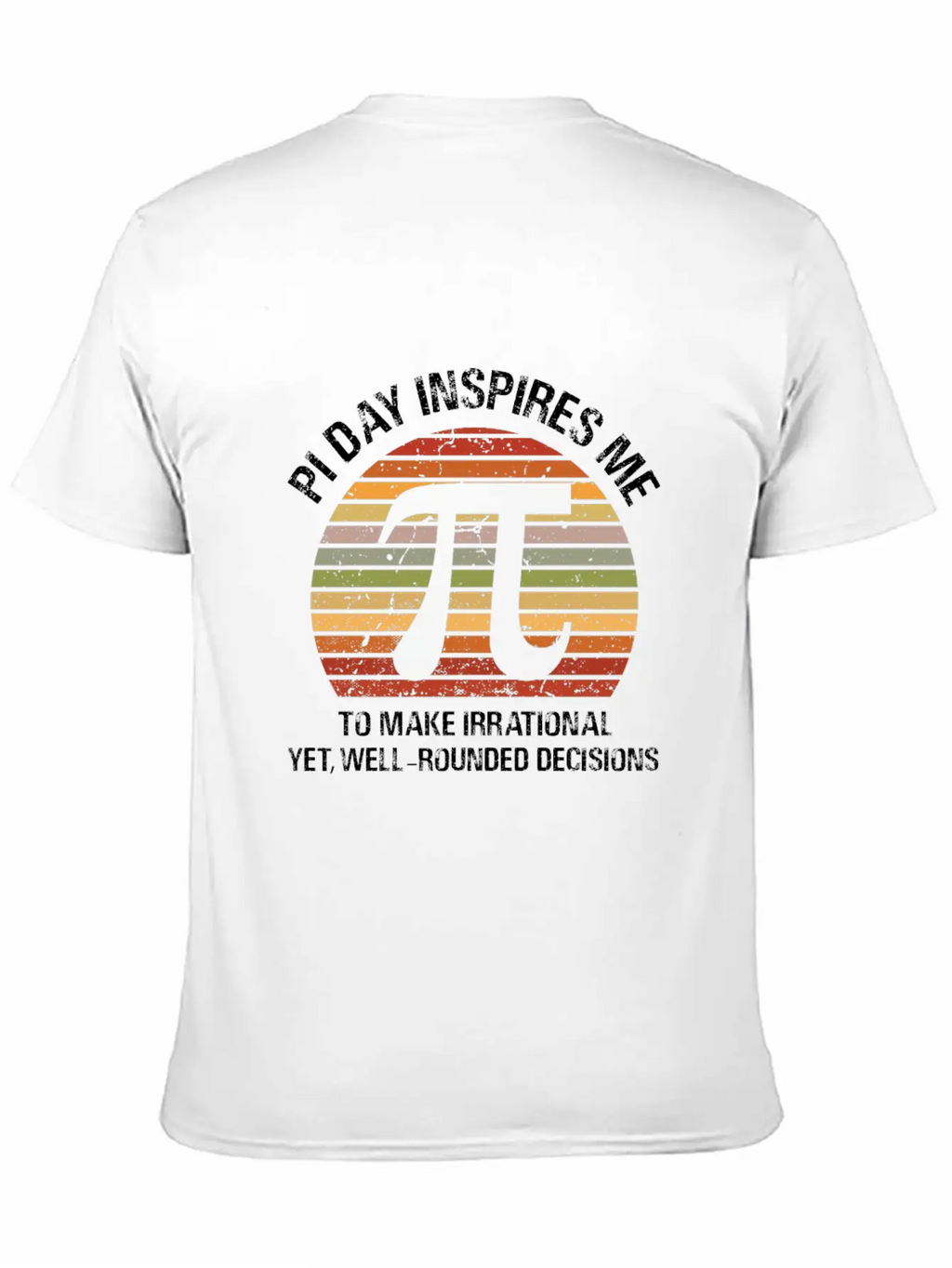 Pi Day Inspires Me Modern Fit Casual T-Shirt – Clean And Versatile Design