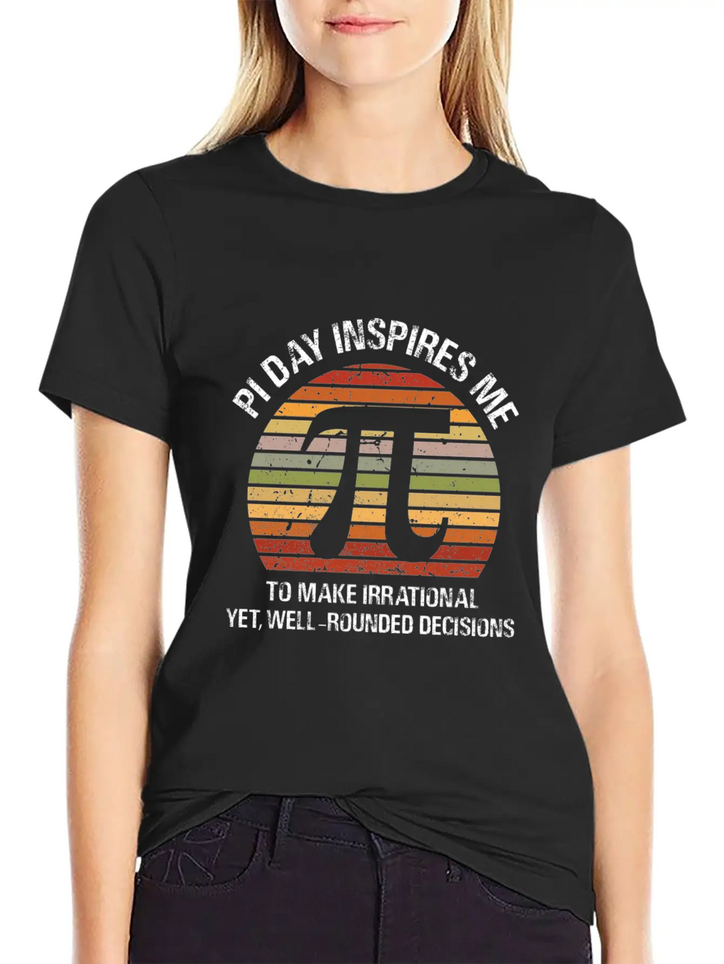 Pi Day Inspires Me Modern Fit Casual T-Shirt – Clean And Versatile Design